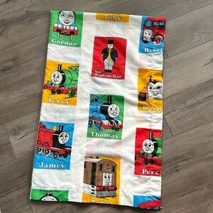 Vintage 1992 Thomas the train fabric piece